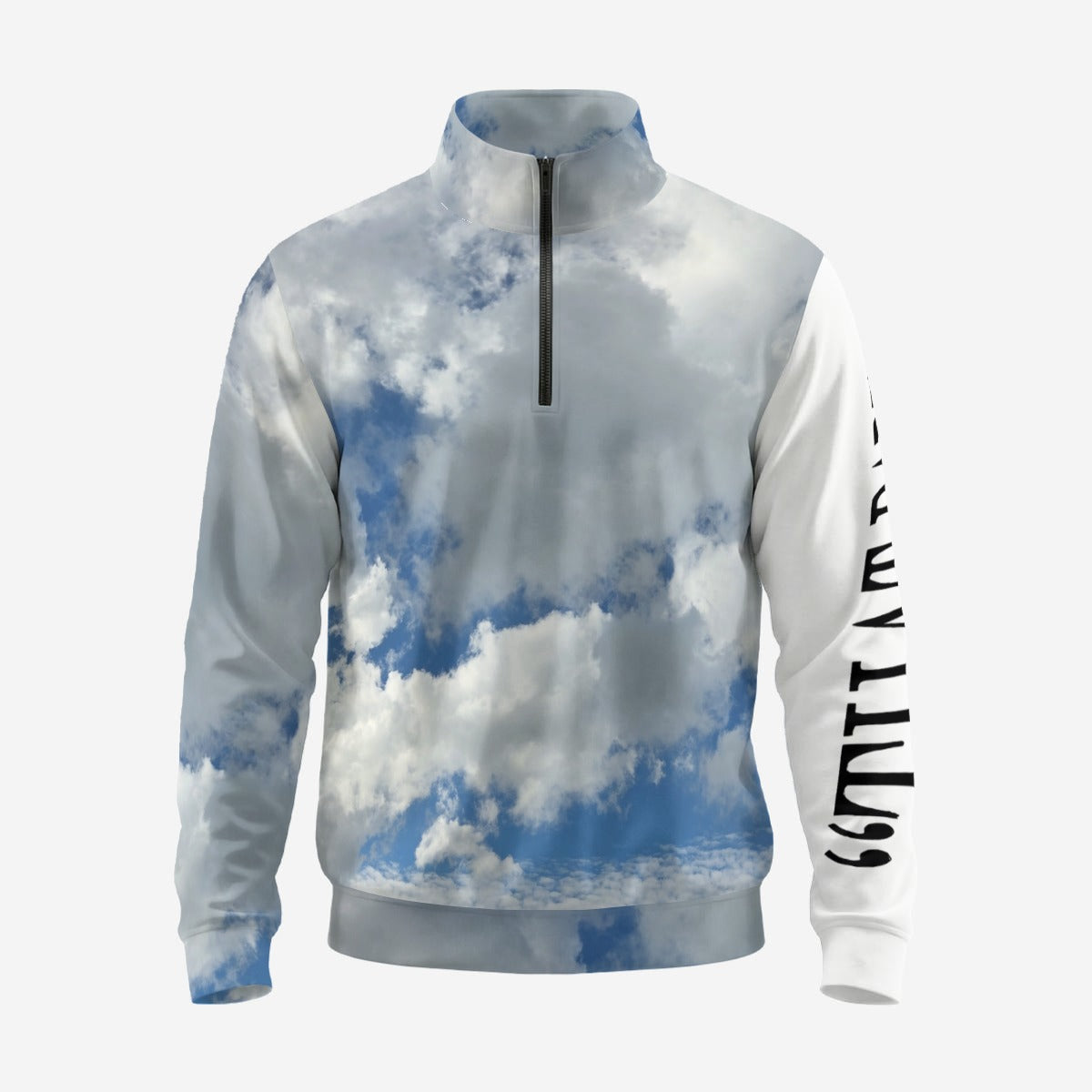 NEW!!! "THAT PART" branded (left sleeve & CLOUDS) Men’s Half-Zip Pullover Sweatshirt