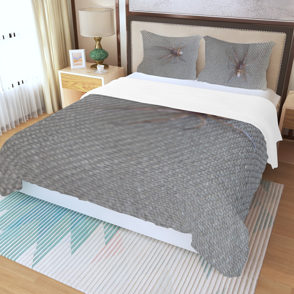 NEW!!! (BIG Spider) Three Piece Duvet Bedding Set