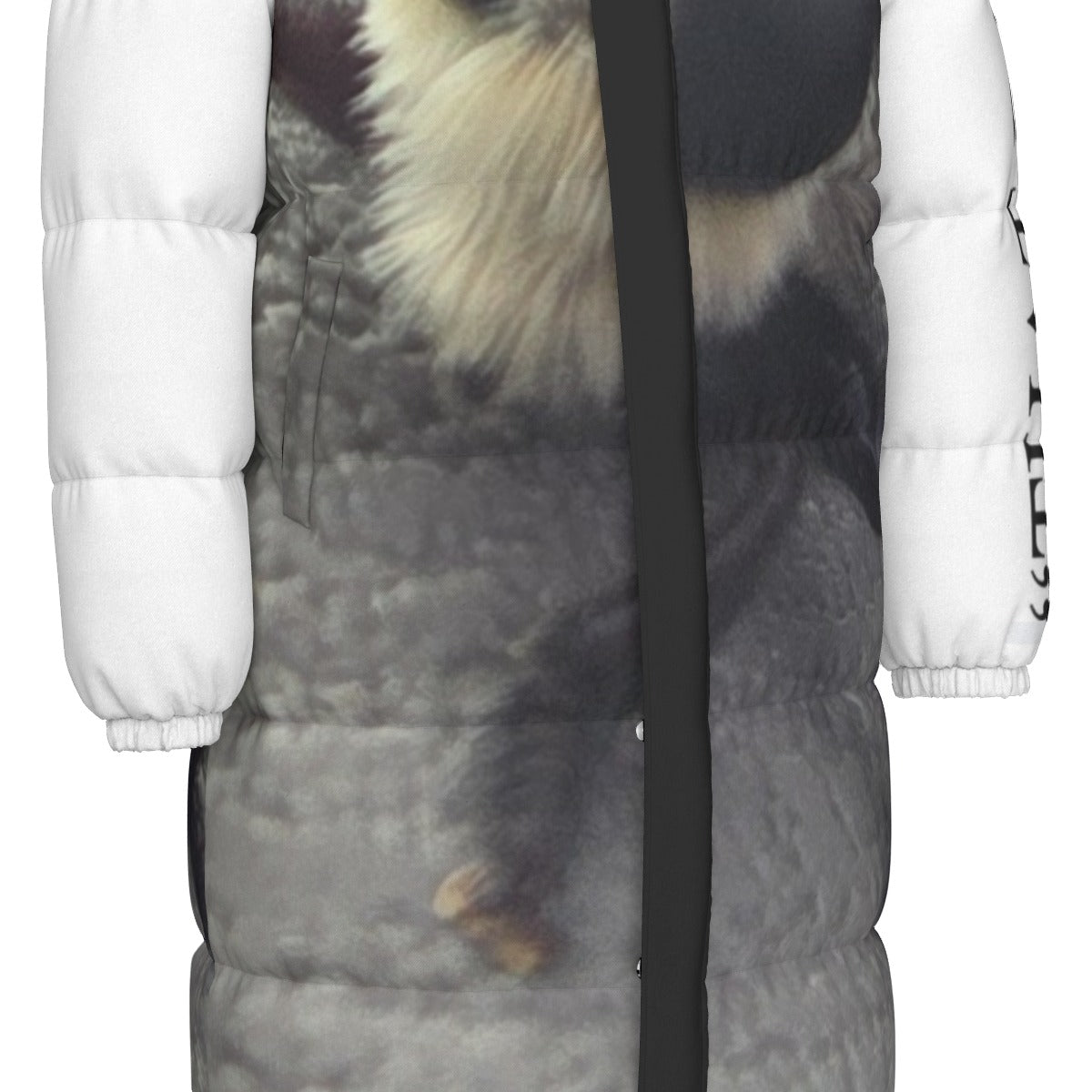 NEW!!! "THAT PART" branded (left sleeve  / BIG Bug Face) Unisex Long Down Jacket