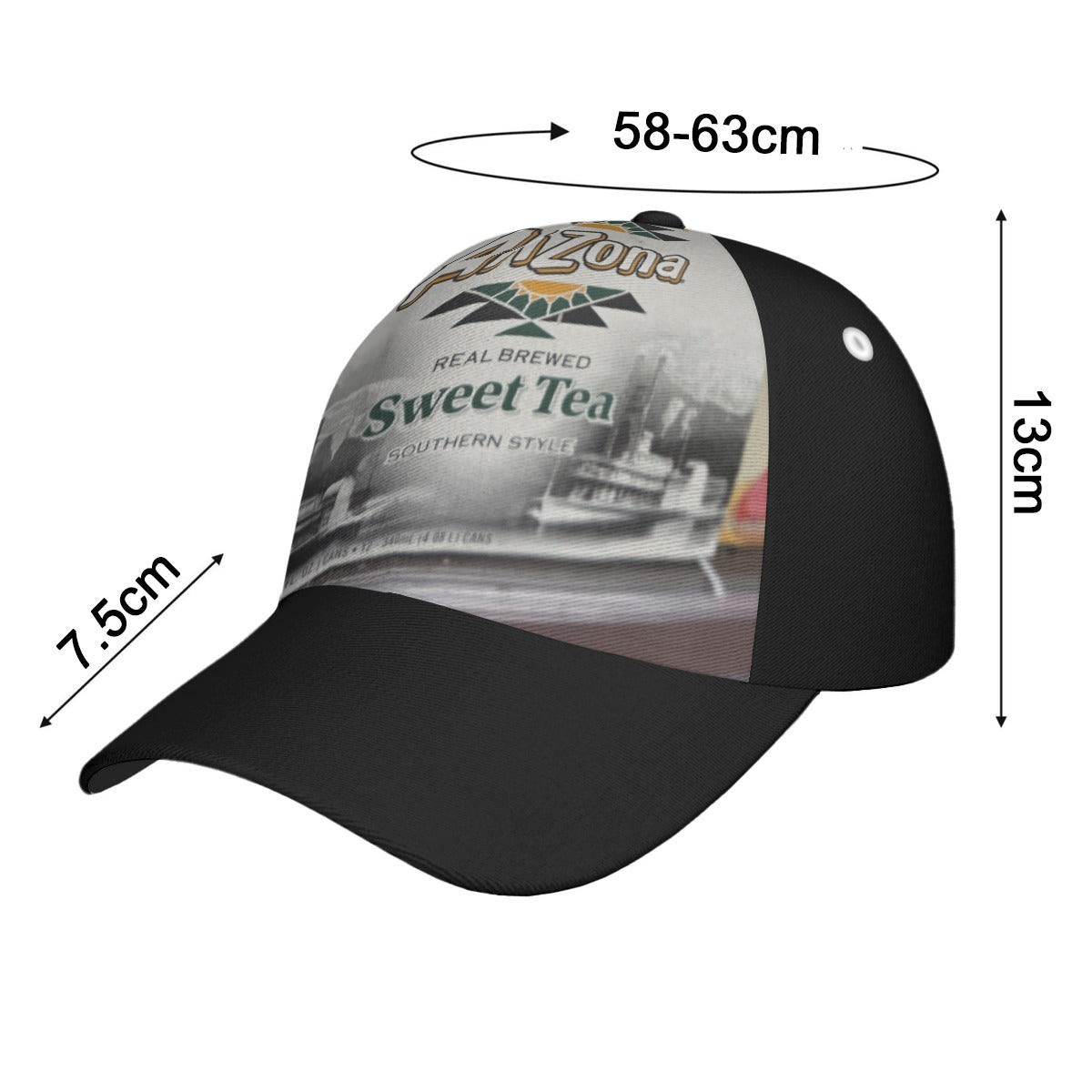 Print Peaked Cap