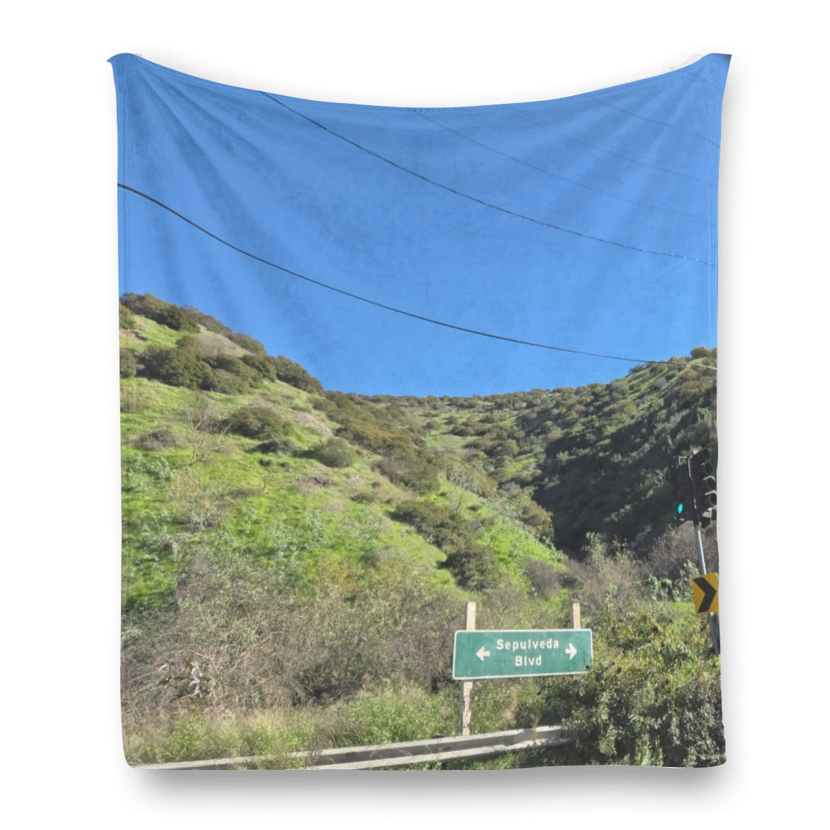 NEW!!! (Sepulveda Blvd. Sign) Flannel Blanket