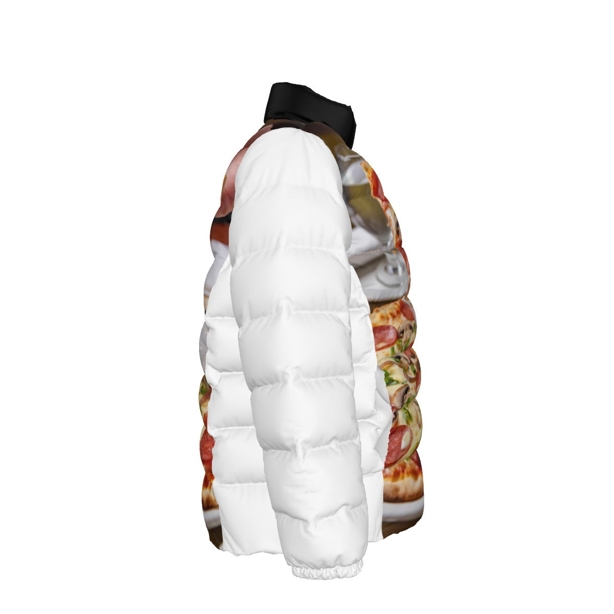 Unisex Stand collar slim down jacket