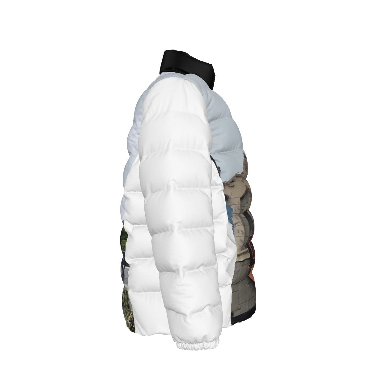 NEW!!! "THAT PART" branded (left sleeve/ LAUGH FACTORY Signs front/rear) Unisex Stand collar slim down jacket