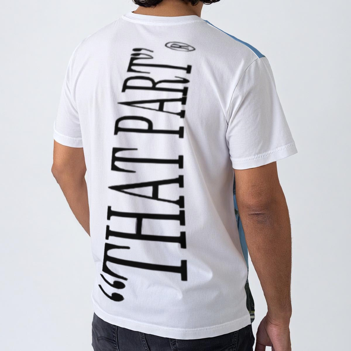 NEW!!! "THAT PART" branded (BEVERLY Hills Palm Trees front) Men's O-Neck T-Shirt | 190GSM Cotton