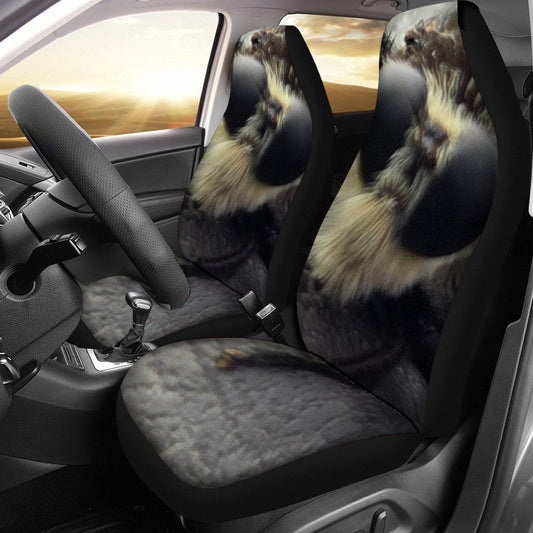 NEW!!! (BIG Bug Face) Universal Car Seat Cover With Thickened Back