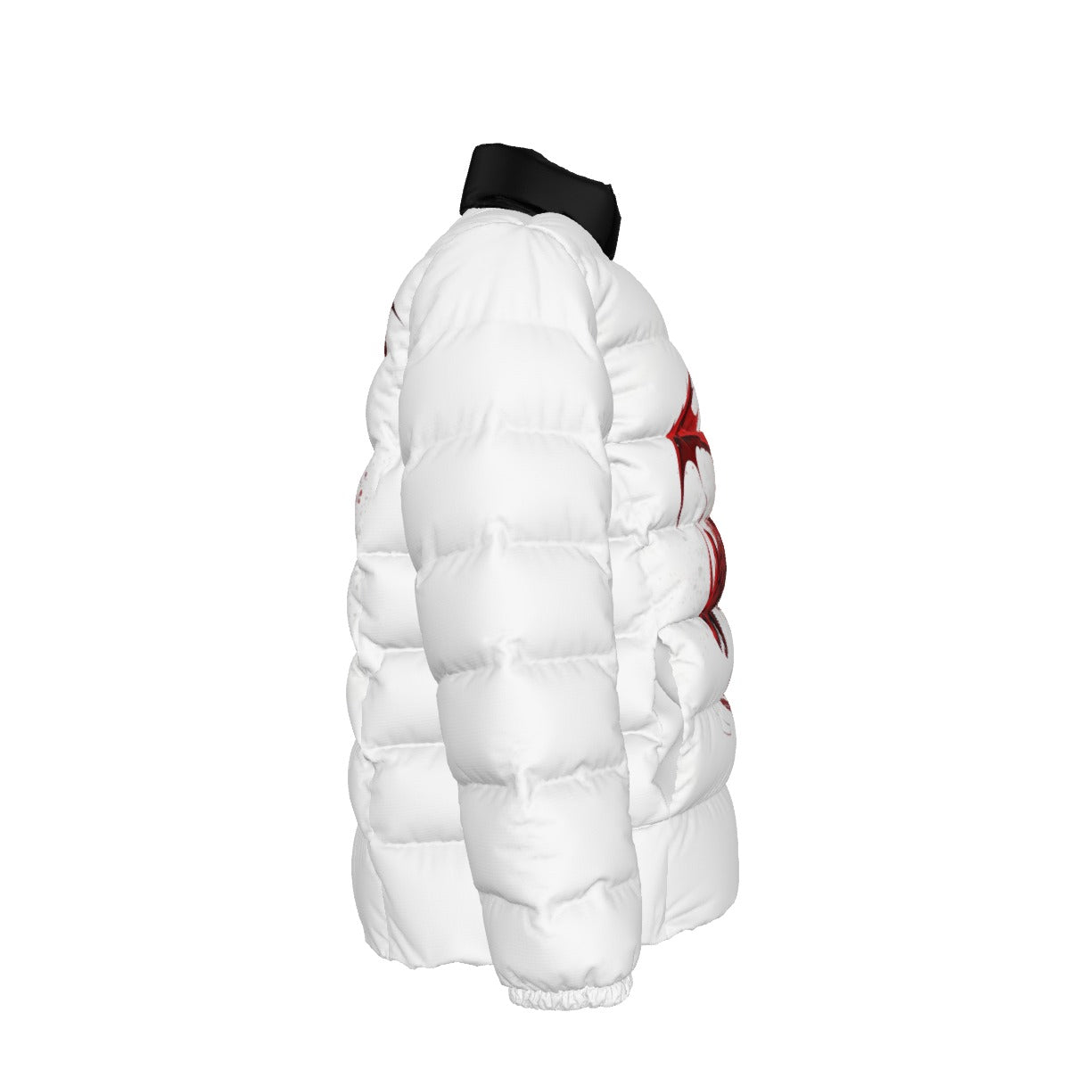 NEW!! branded (left sleeve/ RED DRAGON front/rear) Unisex Stand collar slim down jacket