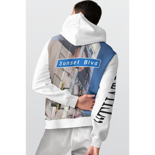 NEW!!!! "THAT PART" branded (left sleeve/ SUNSET Blvd. Sign front/ rear) Thickened Pullover Hoodie