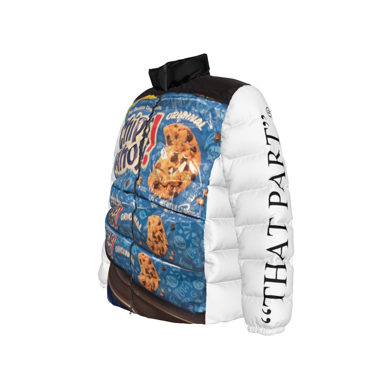 Unisex Stand collar slim down jacket