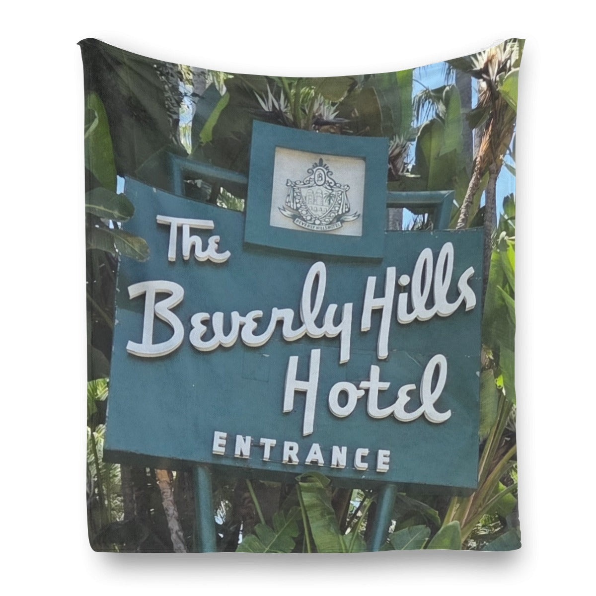 NEW!!! (B.H. Hotel Sign) Flannel Blanket