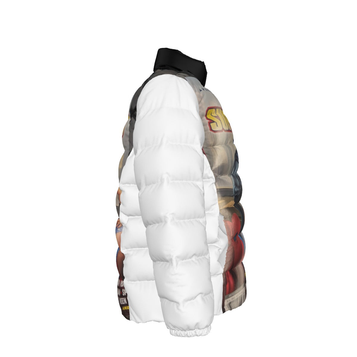 Unisex Stand collar slim down jacket