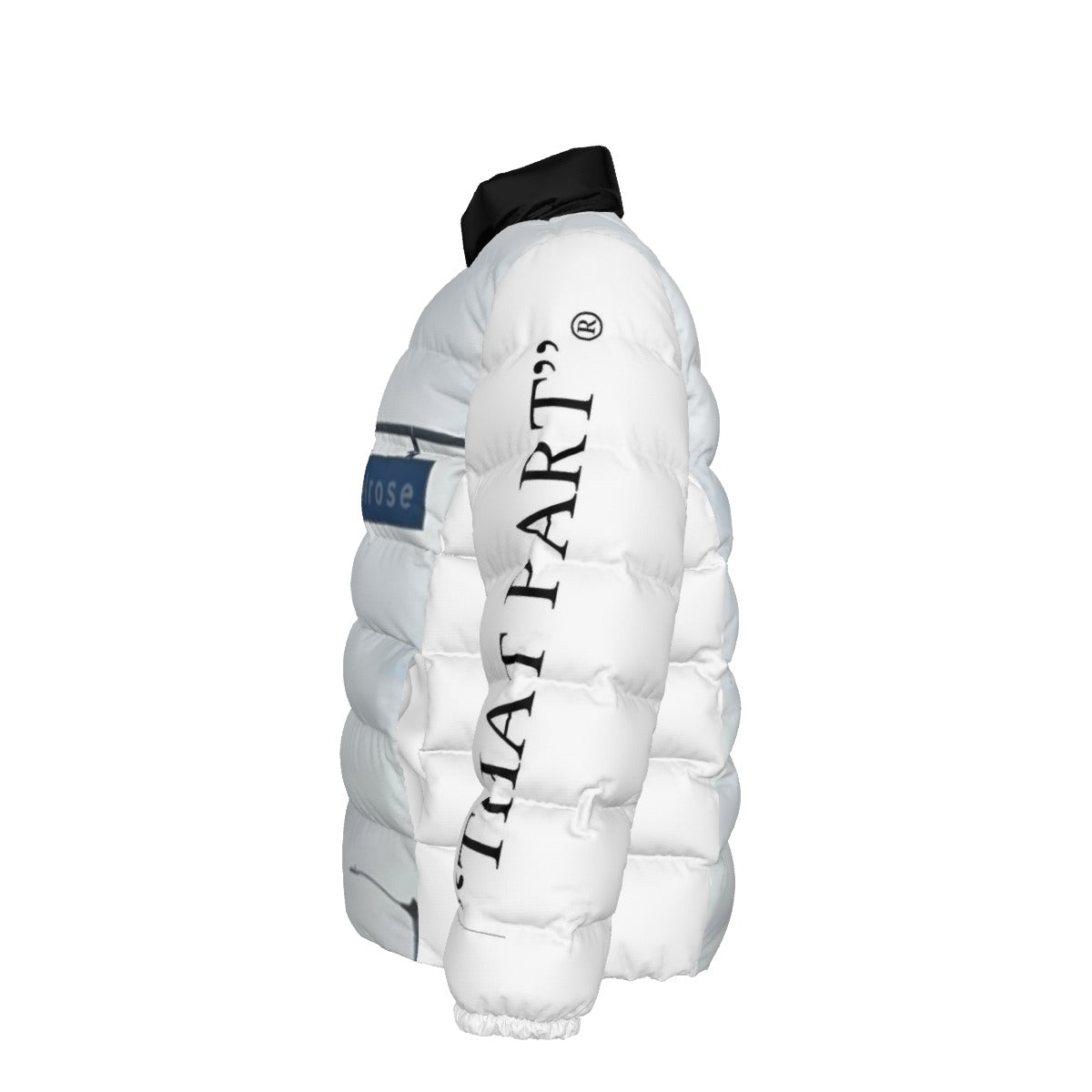NEW!!! "THAT PART" branded (left sleeve/MELROSE Blvd. Sign front/rear) Unisex Stand collar slim down jacket