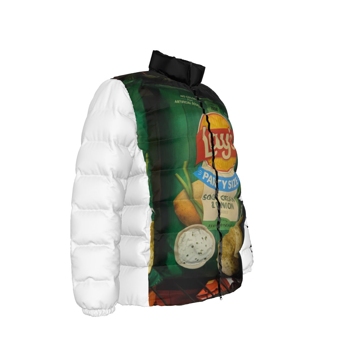 Unisex Stand collar slim down jacket