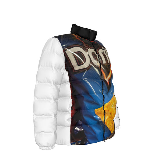 Unisex Stand collar slim down jacket