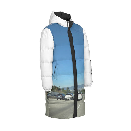 NEW!!! "THAT PART" branded (left sleeve  / 405 FWY) Unisex Long Down Jacket