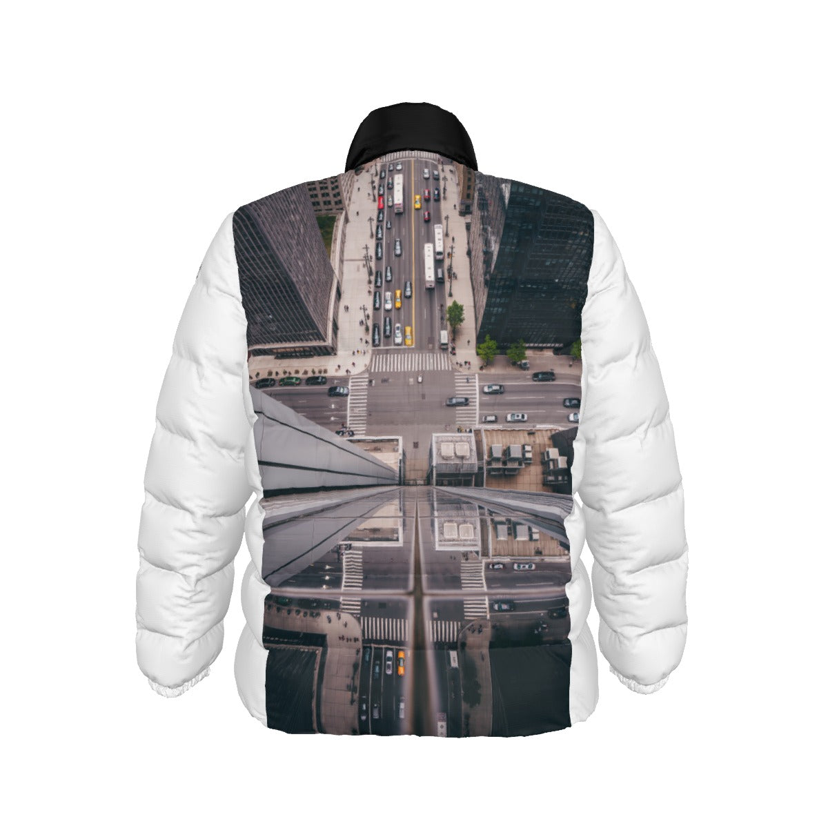 Unisex Stand collar slim down jacket