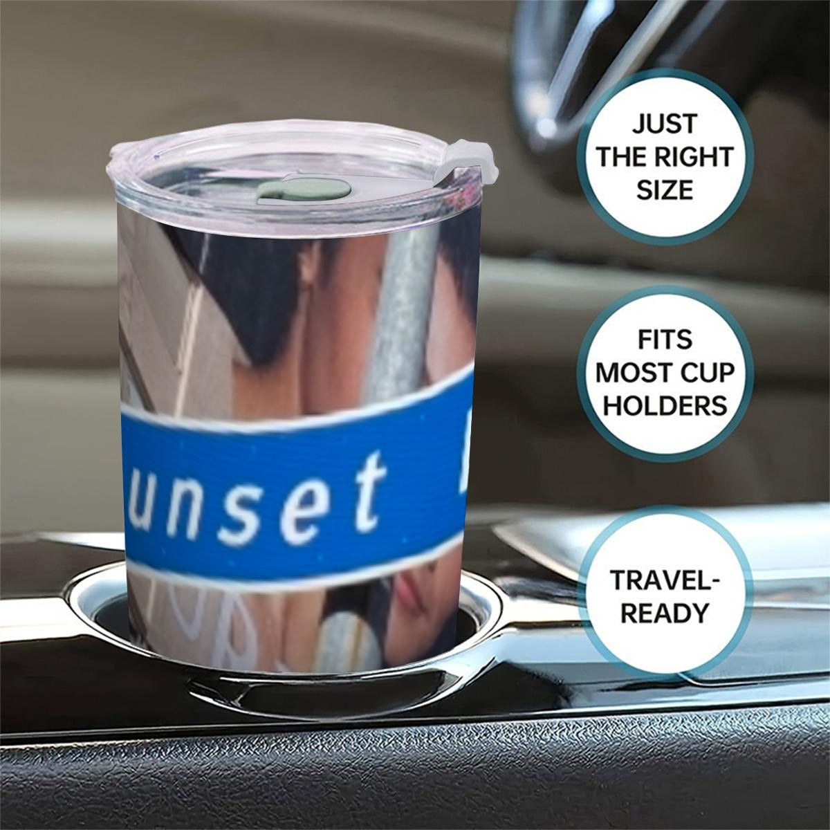 20 oz. (SUNSET Blvd.) Tumbler With Sliding Lid