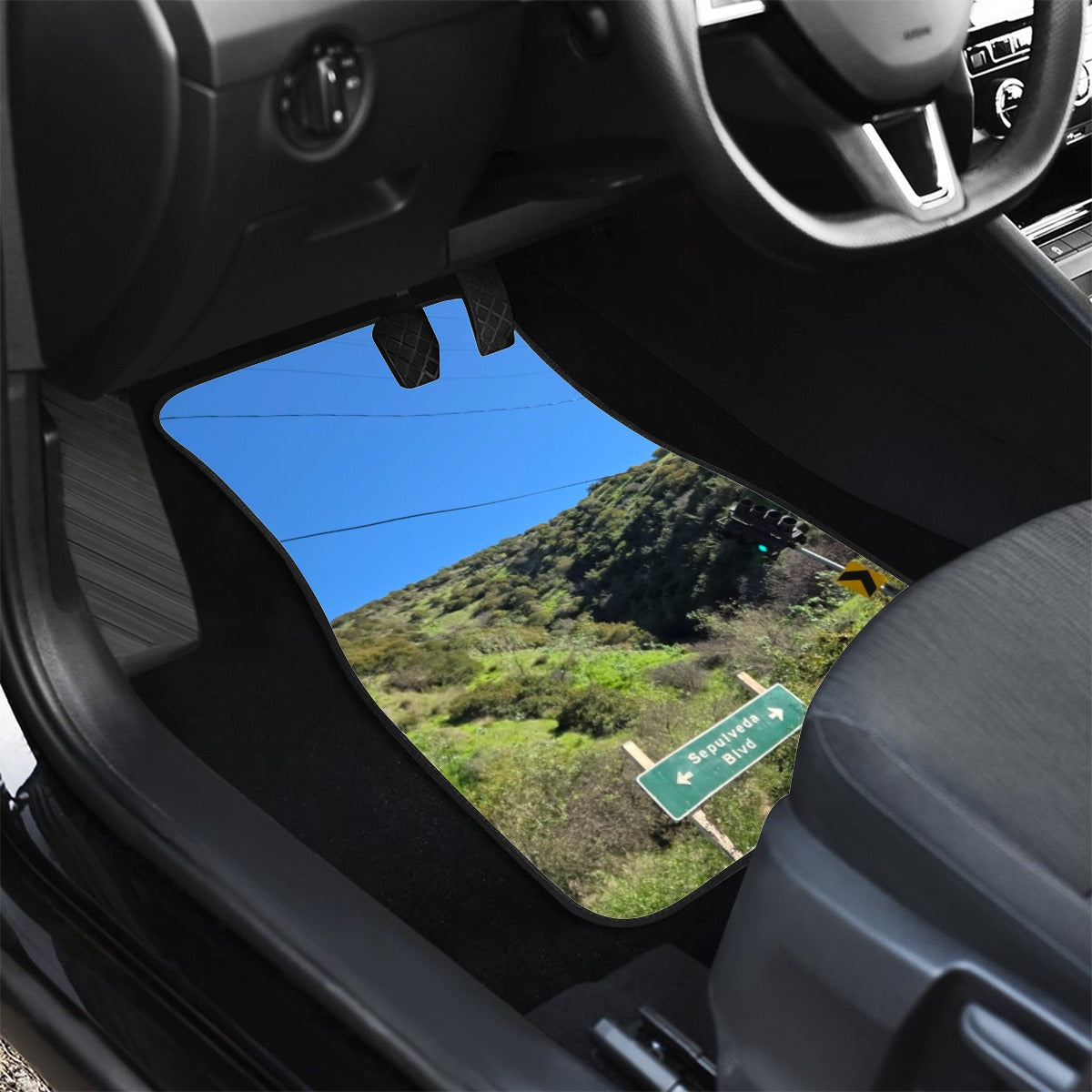 NEW!!! (Sepulveda Blvd. Sign) row car mats (2pcs)