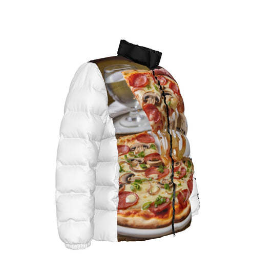 Unisex Stand collar slim down jacket