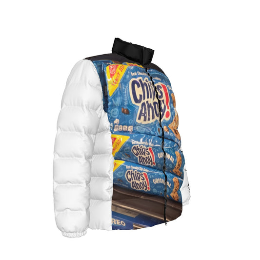 Unisex Stand collar slim down jacket