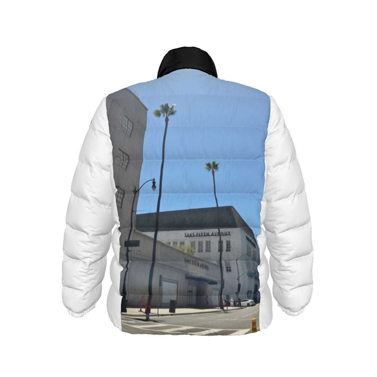 Unisex Stand collar slim down jacket