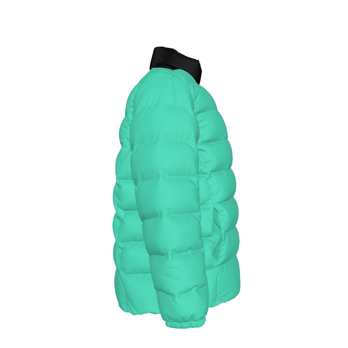 NEW!!! 'THAT PART" branded (left sleeve/ CANDY BLUE) Unisex Stand collar slim down jacket