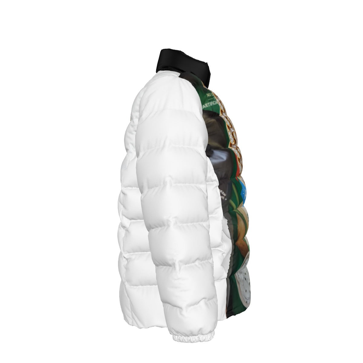 NEW!!! GOLD CHAIN (front & rear) Unisex Stand collar slim down jacket