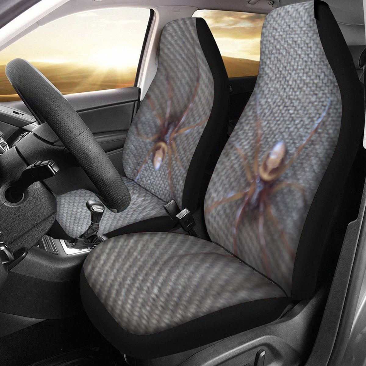 NEW!!! (BIG Spider) Universal Car Seat Cover With Thickened Back