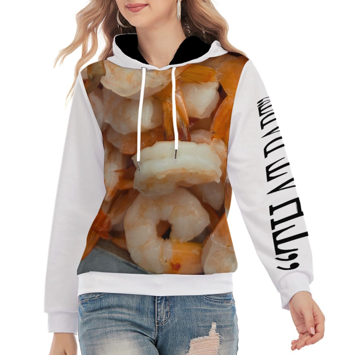 NEW!!! "THAT PART" branded (left sleeve/Steamed Shrimp) Unisex Pullover Hoodie | 310GSM Cotton