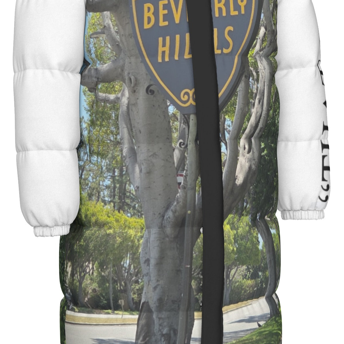 NEW!!! "THAT PART" branded (left sleeve  / B.H. Sign front rear) Unisex Long Down Jacket