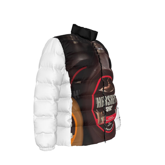 Unisex Stand collar slim down jacket