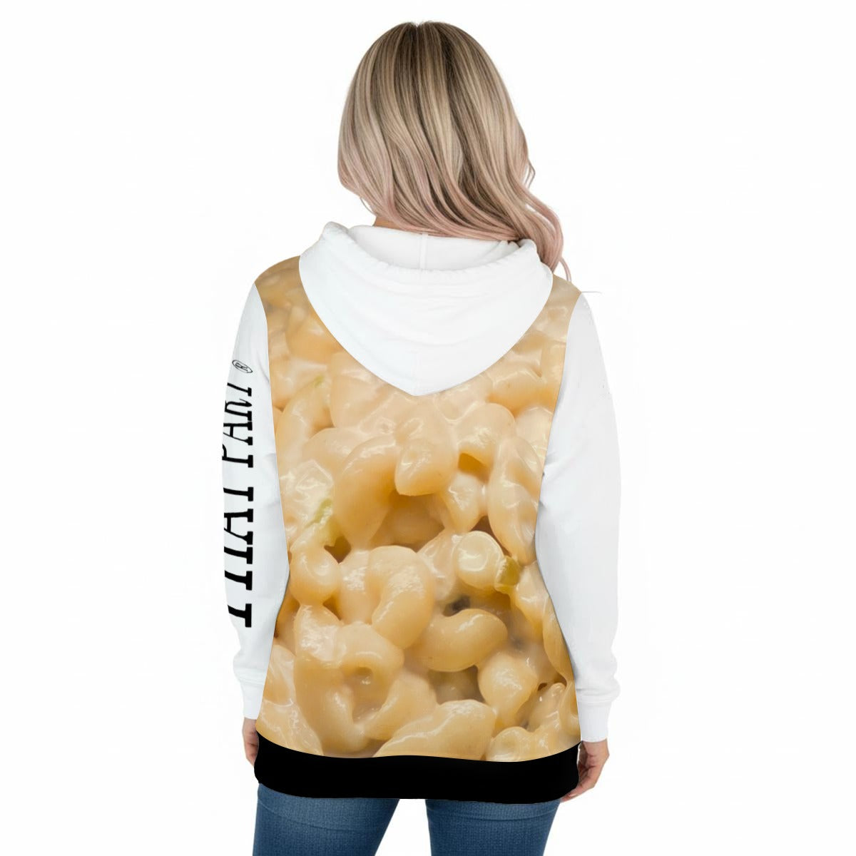 NEW!!! "THAT PART" branded (left sleeve / Macaroni & Cheese front rear) Women's Pullover Hoodie with Drawstring