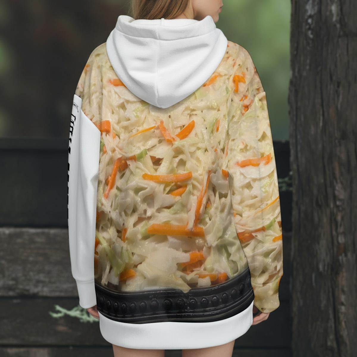 NEW!!! "THAT PART" branded (left sleeve & Cole Slaw front/rear/right sleeve) Women's Knitted Button-Up Hooded Jacket