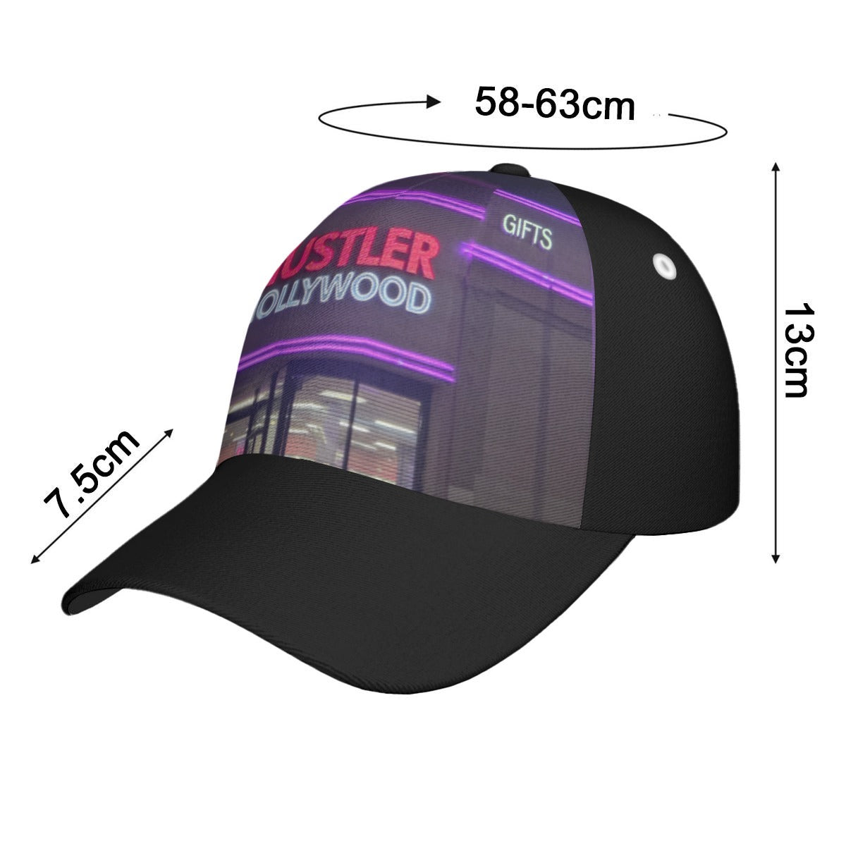 Print Peaked Cap