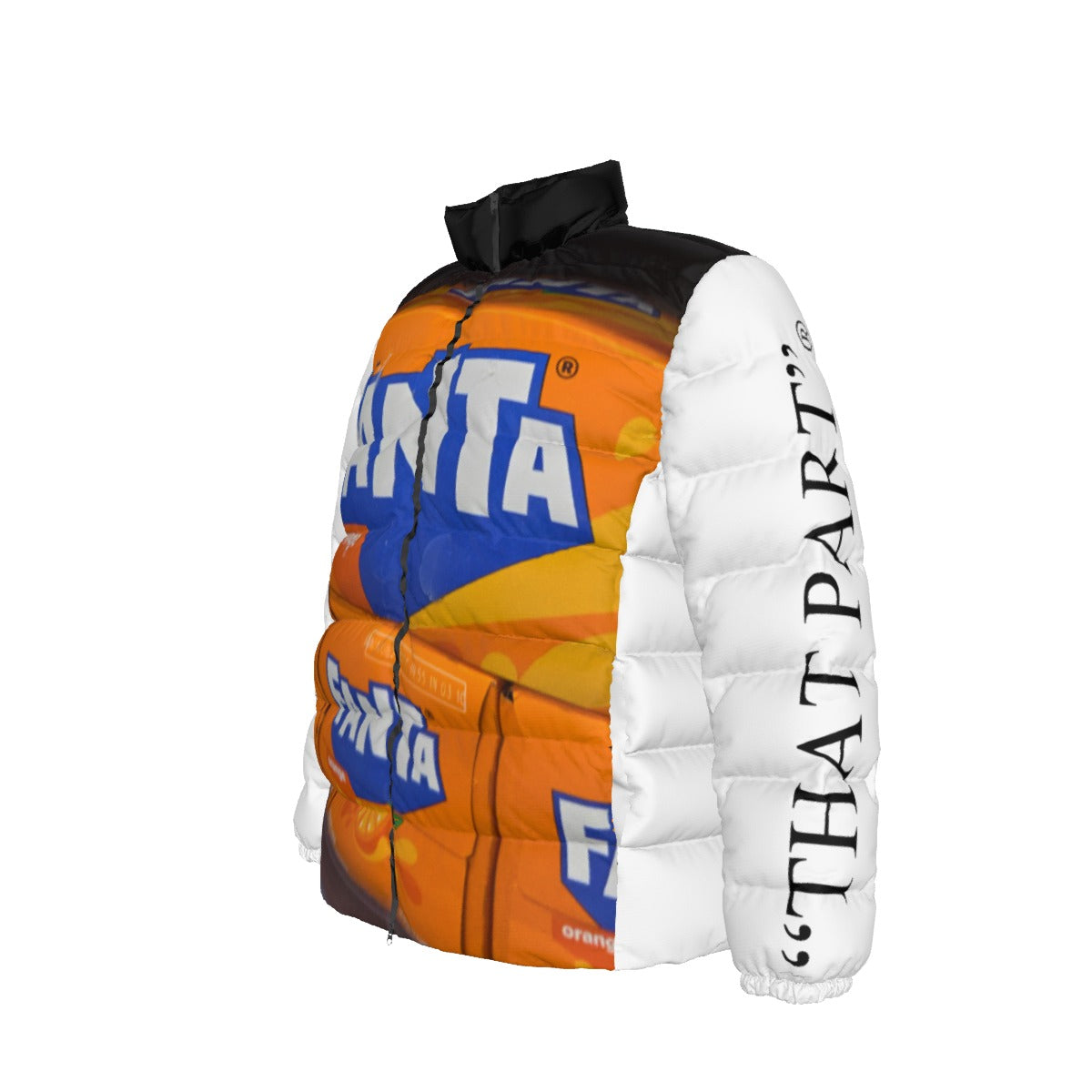 Unisex Stand collar slim down jacket