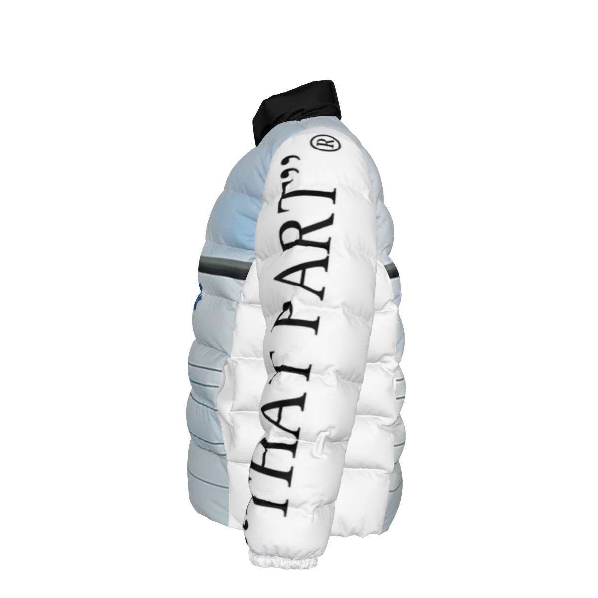 NEW!!! "THAT PART" branded (left sleeve/CRENSHAW Blvd. Sign front/rear) Unisex Stand collar slim down jacket