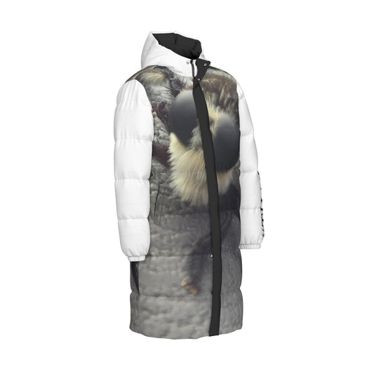 NEW!!! "THAT PART" branded (left sleeve  / BIG Bug Face) Unisex Long Down Jacket