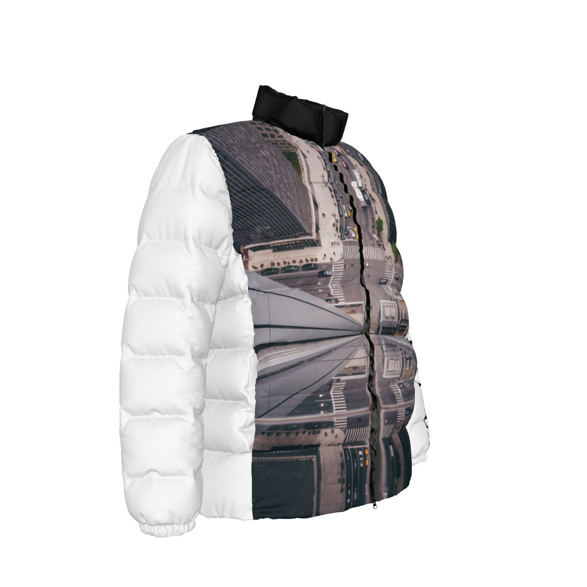 Unisex Stand collar slim down jacket