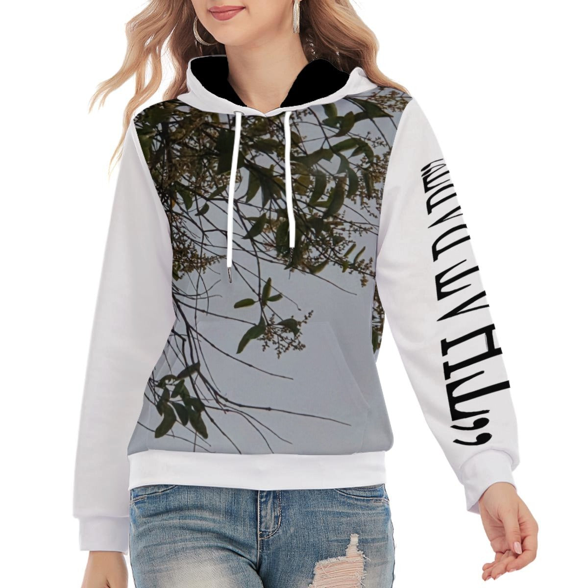 NEW!!! "THAT PART" branded (left sleeve/Lady Face in Trees) Unisex Pullover Hoodie | 310GSM Cotton