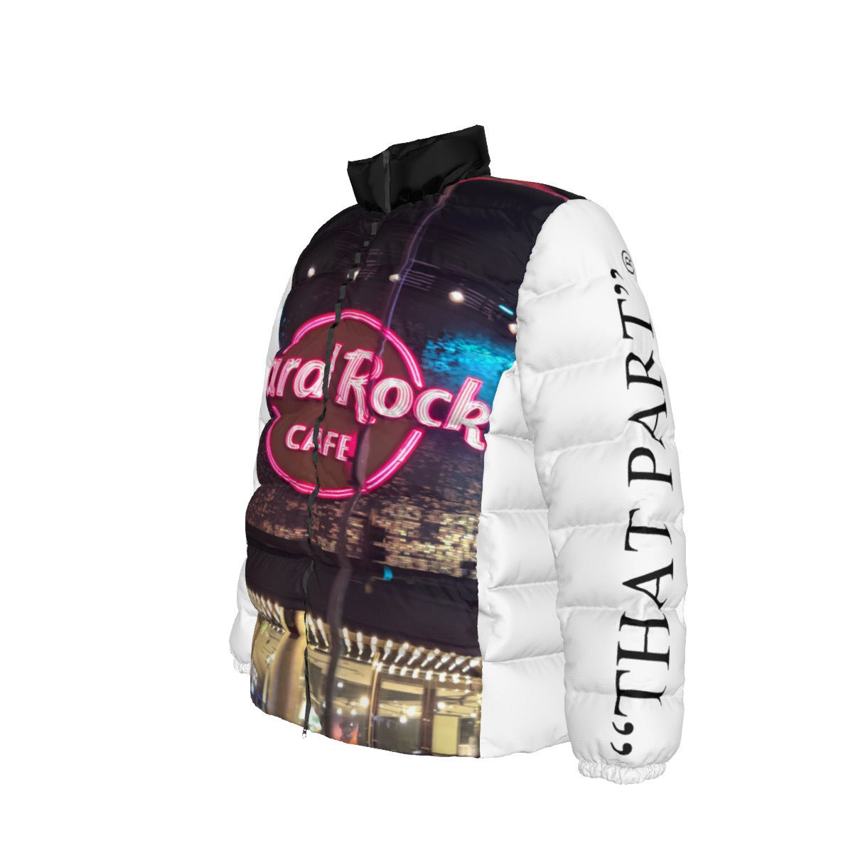 Unisex Stand collar slim down jacket