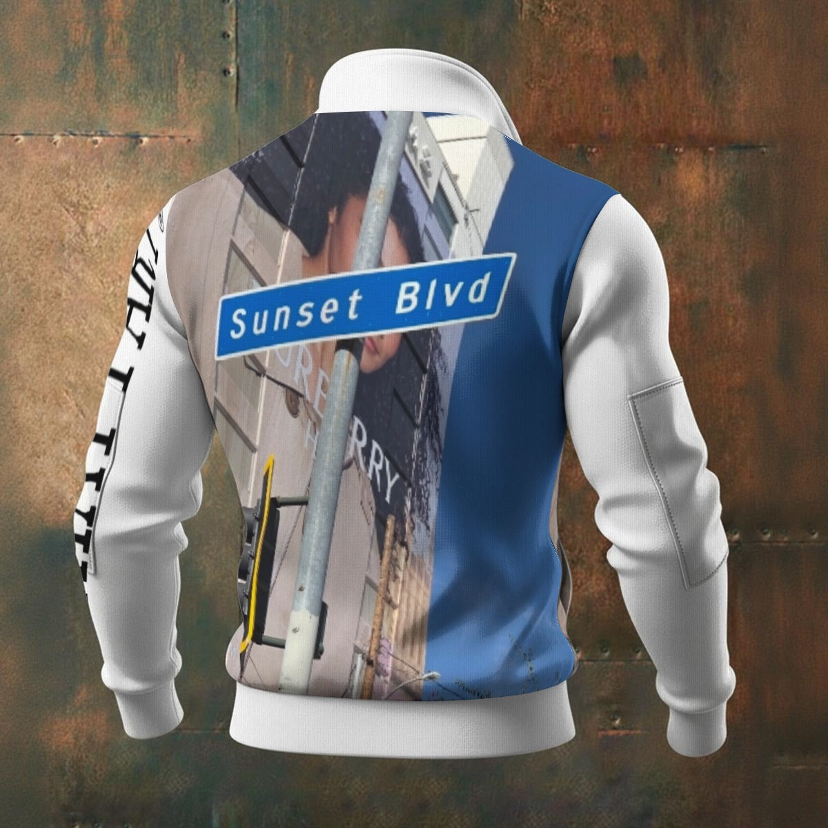 NEW!!! "THAT PART" branded (left sleeve / SUNSET Blvd. front / rear) Men's Thick Knit Fleece