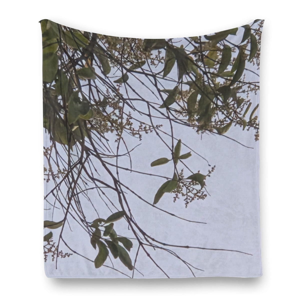 NEW!!! (Lady Face in Trees) Flannel Blanket