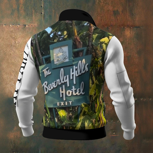 NEW!!! "THAT PART" branded  (left sleeve/ B.H. Hotel Sign/ EXIT rear/ ENTRANCE front) Men's Thick Knit Fleece Jacket