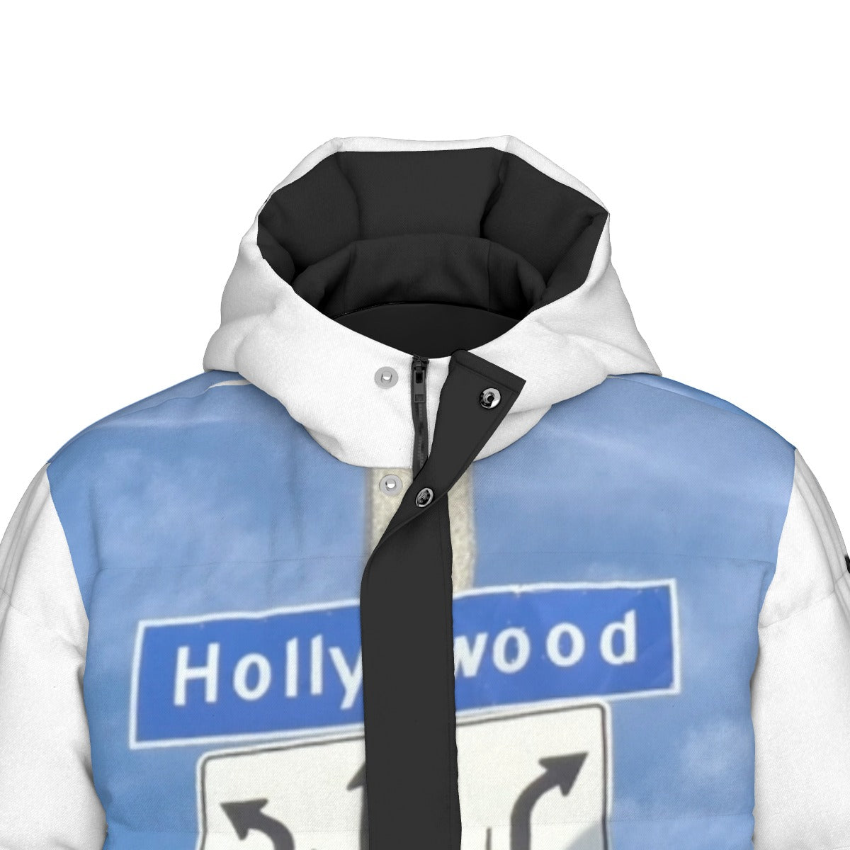 NEW!!! "THAT PART" branded (left sleeve/ HOLLYWOOD Blvd. Sign front/ rear) Unisex Long Down Jacket