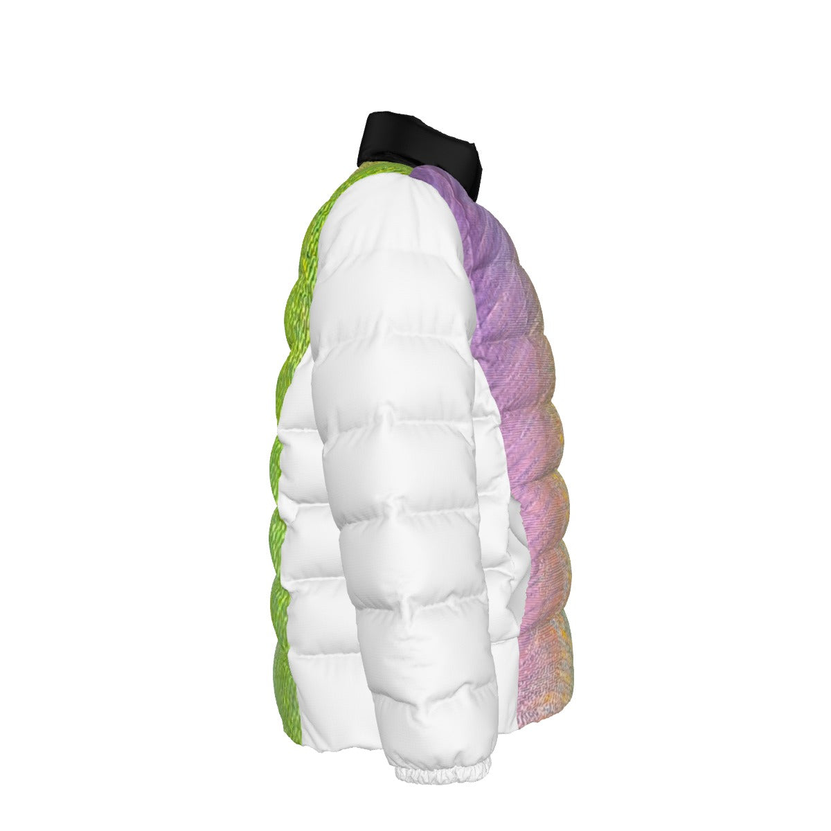 Unisex Stand collar slim down jacket