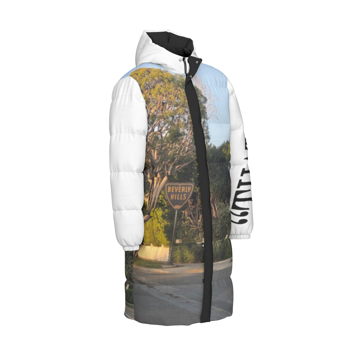 NEW!!! "THAT PART" branded (left sleeve/ Beverly Hills Sign front/ rear) Unisex Long Down Jacket