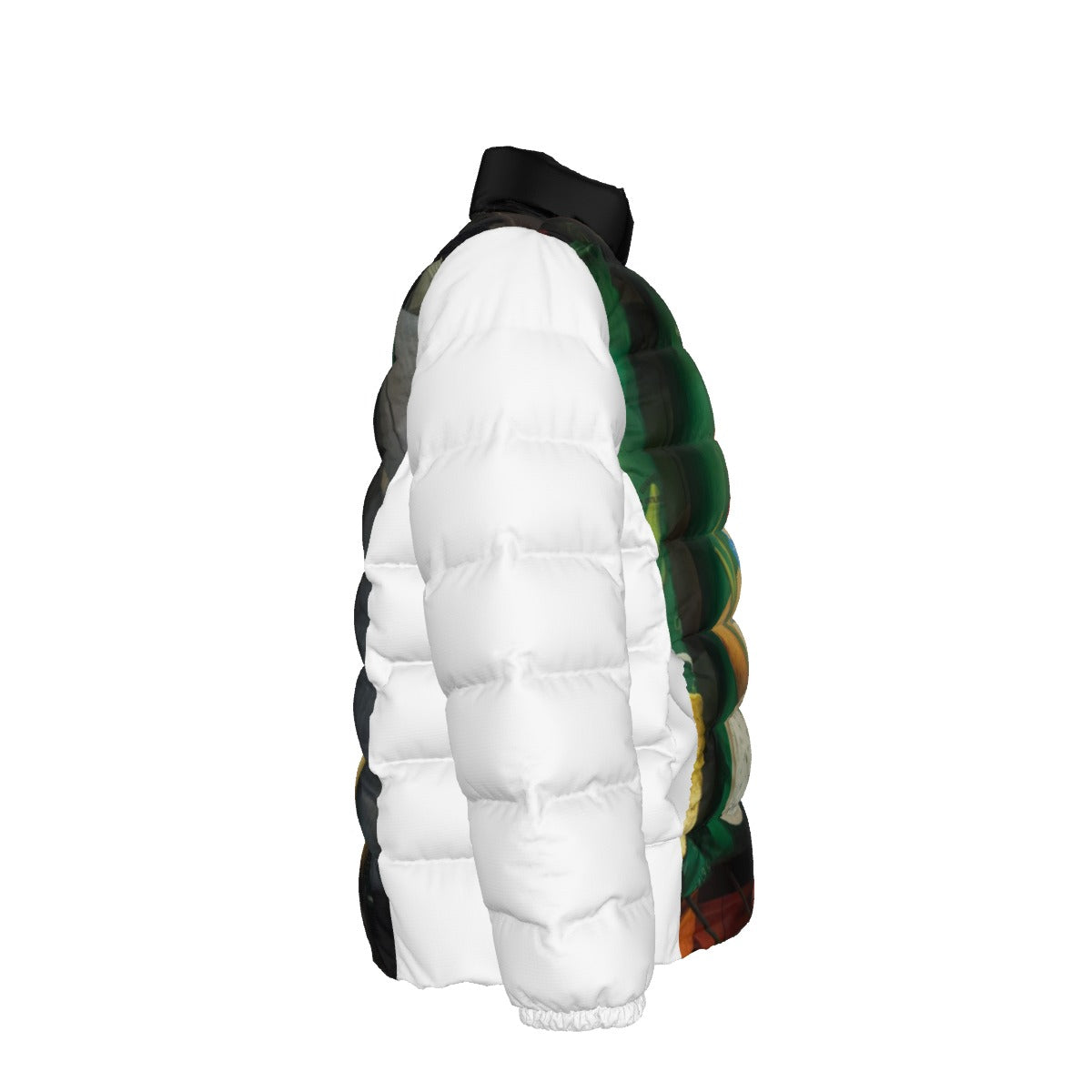 Unisex Stand collar slim down jacket