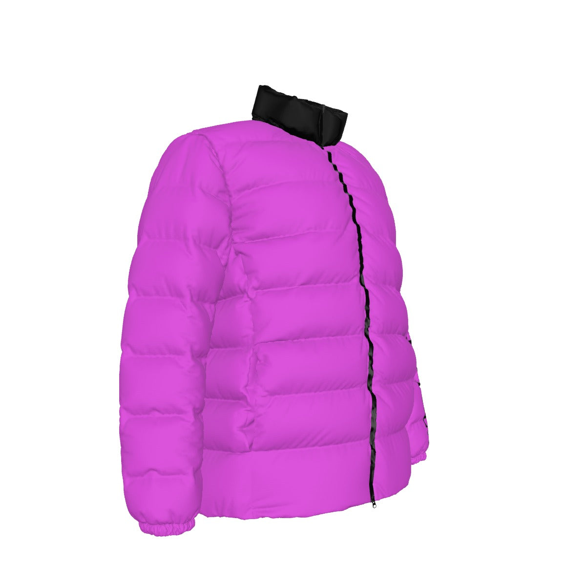 NEW!!! 'THAT PART" branded (left sleeve/ CANDY PURPLE) Unisex Stand collar slim down jacket