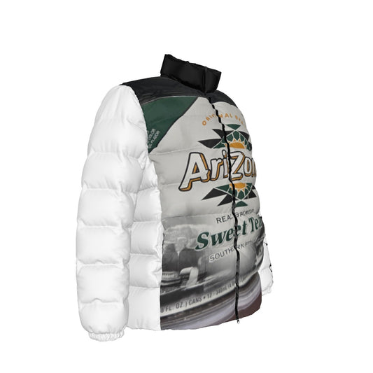Unisex Stand collar slim down jacket