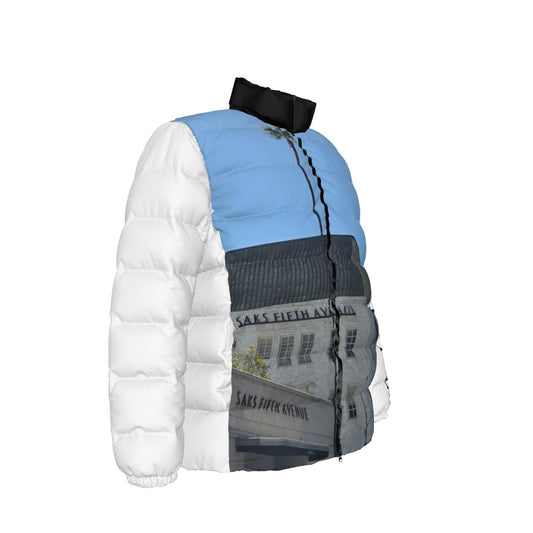 NEW!! branded (left sleeve/ B.H. BEDFORD DR. Sign front/rear) Unisex Stand collar slim down jacket