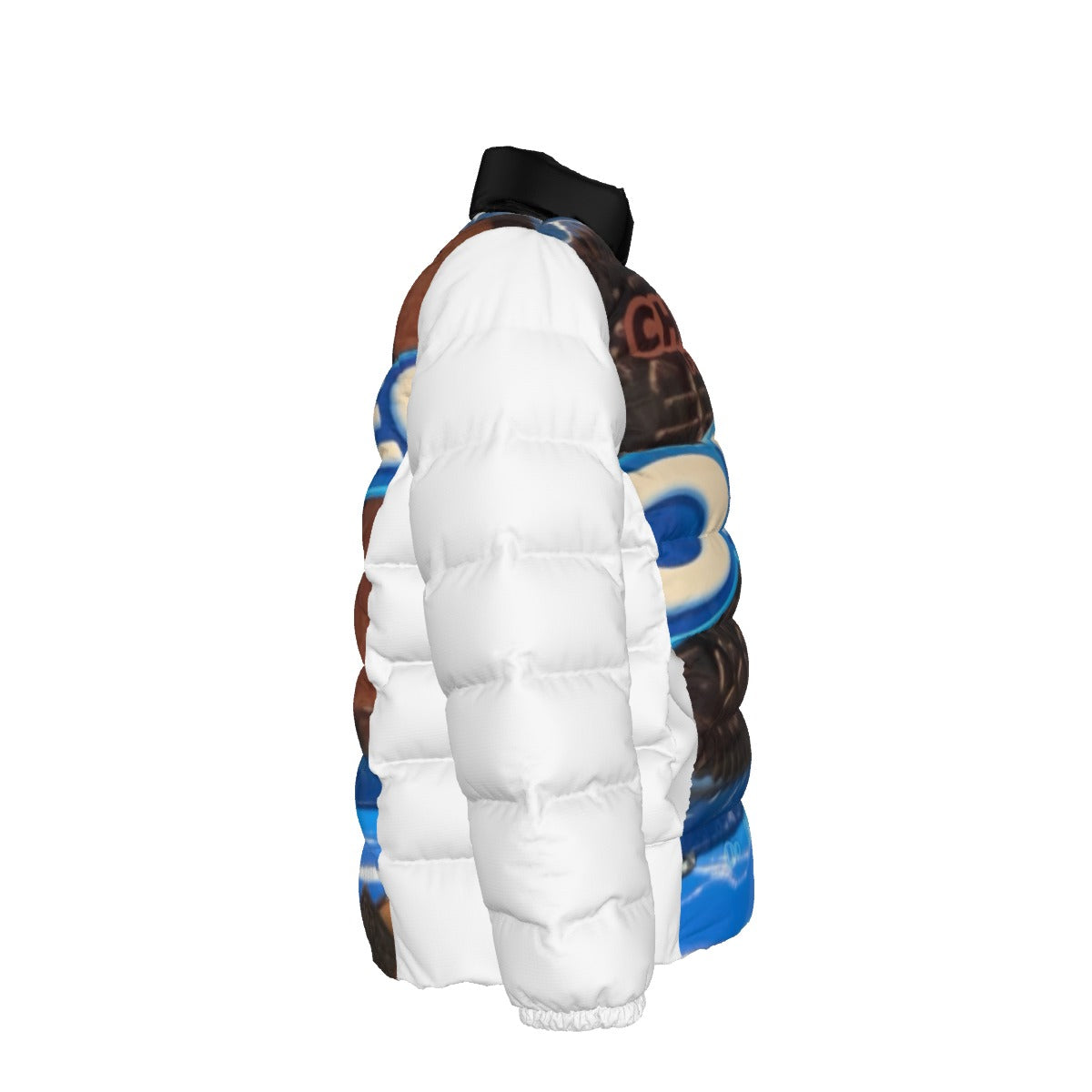 Unisex Stand collar slim down jacket